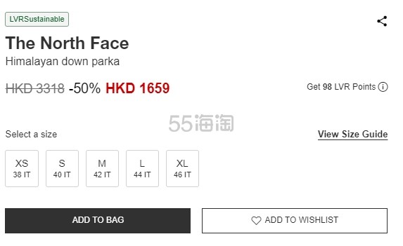 码全！The North Face 北面 Himalayan down 喜马拉雅羽绒服