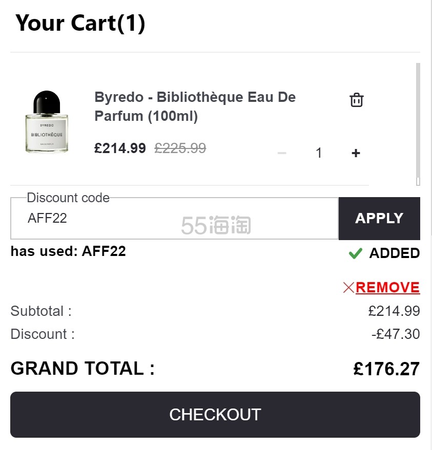 Unineed：Byredo 护肤美妆专场热卖 必入大容量香水