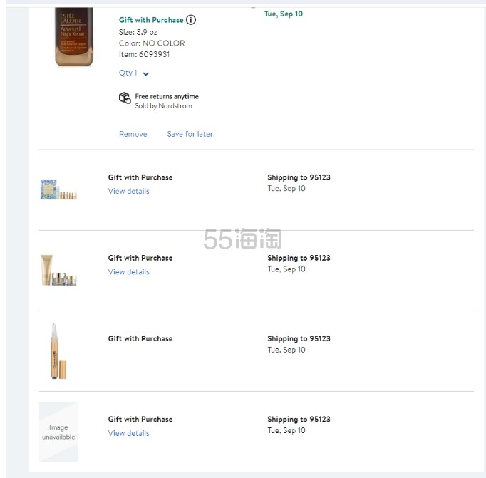 Nordstrom：美妆类品牌本周满赠活动更新 雅诗兰送白金黑钻6件套