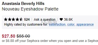 Anastasia Beverly Hills Nouveau 眼影盘