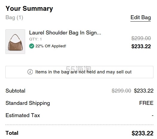 焦糖色！Coach 蔻驰 Laurel 老花单肩包