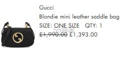 GUCCI 古驰 Blondie 斜挎包