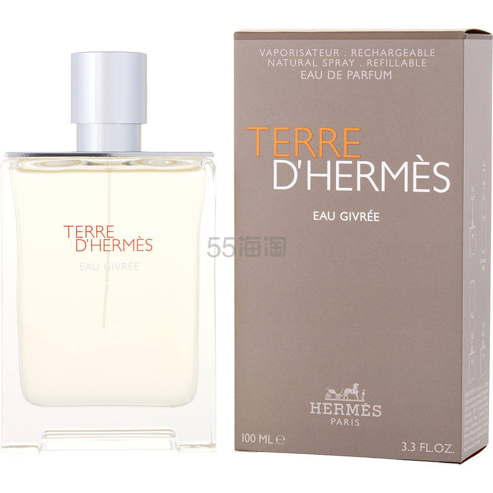 Hermès 爱马仕 大地冷冽之水男士香水 EDP 100ml 可补充装