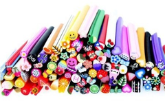 Premium MASH 100 Pc Nail Art Nailart 3d Manicure Design Sticks Rods Stickers Gel Tips创意3D美甲艺术贴100Pc，原价$19.99，现在仅需$5.7！