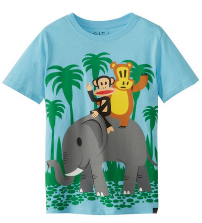  Paul Frank 大嘴猴 小男孩印花短袖t恤 $15.99