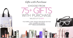 Nordstrom：购大牌护肤品满额超高送价值$170的豪华大礼包