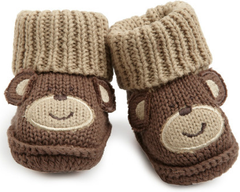 Carter's 婴儿钩针毛线鞋，亚马逊自营，现在仅售$14，且免美国境内运费！
