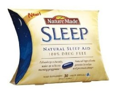 Nature Made Liquid Softgel Sleep Natural Sleep Aid *睡眠辅助胶囊,30粒,现仅售$7.98！