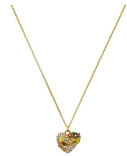 Juicy Couture 橘滋 精致心形吊坠项链 入手降至$34.8
