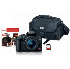 Canon 佳能EOS Rebel XS 黑色单反数码相机  EF-S 18-55mm 镜头套机优惠装 (翻新) 