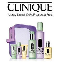    Clinique: 护肤美妆套装低至$26起