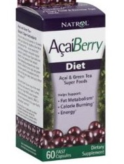 Natrol (incl Laci Le Beau Teas) Acai Diet Caps Natrol Acai Berry Diet 巴西莓精华*清肠抗氧化胶囊，60粒，现仅售$5.98！