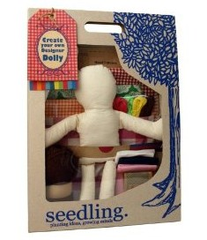 Seedling Create Your Own Designer Doll针线娃娃套装，原价$39.99，现在仅需$24.98，买满$25免美国境内运费！