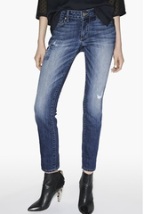 经典的水洗蓝！ Paige Denim  牛仔9分裤  现价$104.49