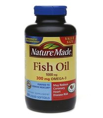 Nature Made 深海*油1000 mg 液体软胶囊200粒 $7.49（约52元）
