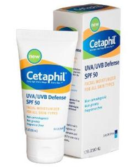 Cetaphil丝塔芙UVA /防御UVB的SPF 50*面部保湿，1.7盎司（2包），原价$27.98，现在SS后仅需$19.93！