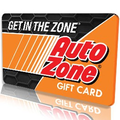 AutoZone: 每笔满$100并快递到家的订单，可免费获得$25礼品卡