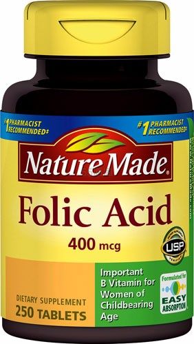 Nature Made 叶酸片 400mcg*250粒