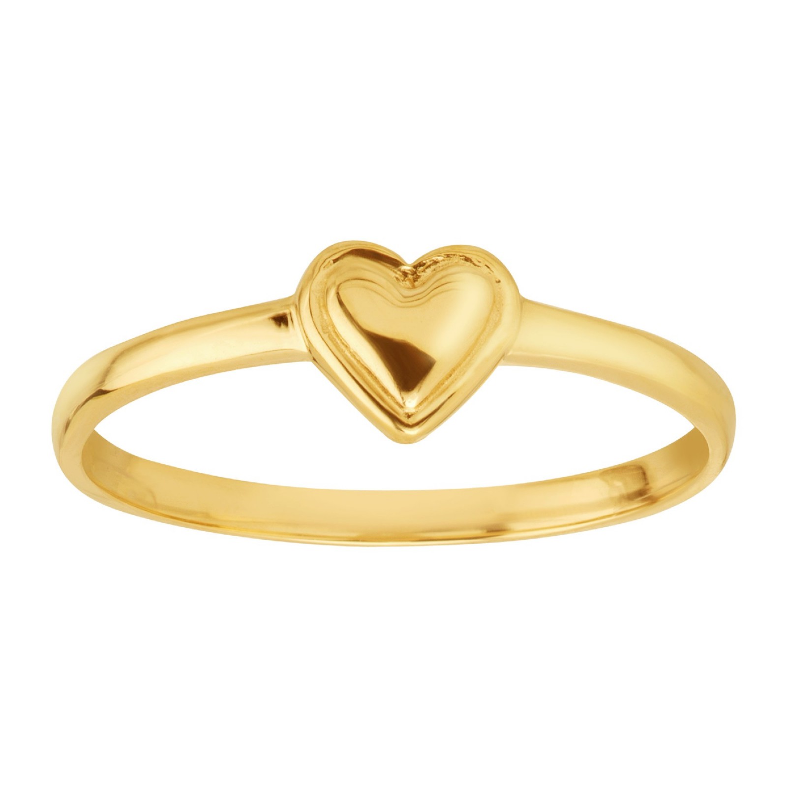 eternity gold 14k金爱心戒指