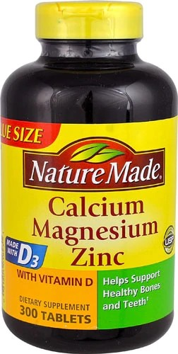 Nature Made 钙镁锌&维生素D 300粒