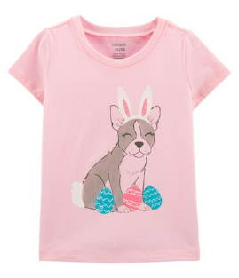 女童Easter Dog短袖T恤