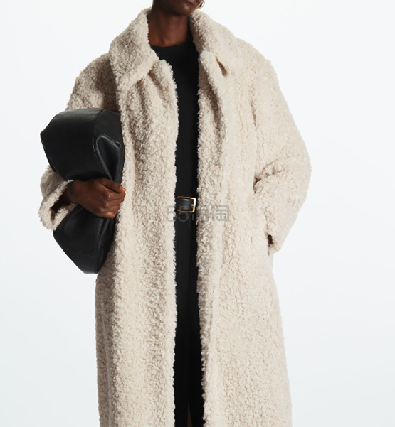 COS:COS 人造剪羊毛大衣