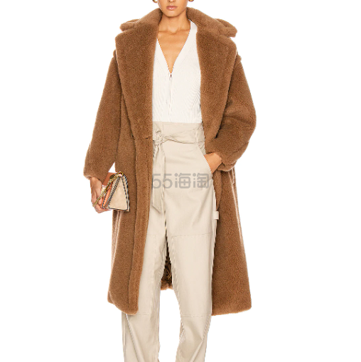 FWRD:Max Mara 长款驼色泰迪熊大衣