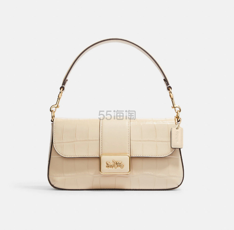 Coach Outlet:12月新品!Coach 蔻驰 Grace 仿鳄鱼纹迷你腋下包