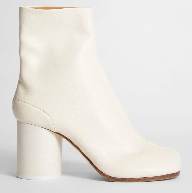 Maison Margiela 奶白Tabi皮靴- DealAM.com [Expired]