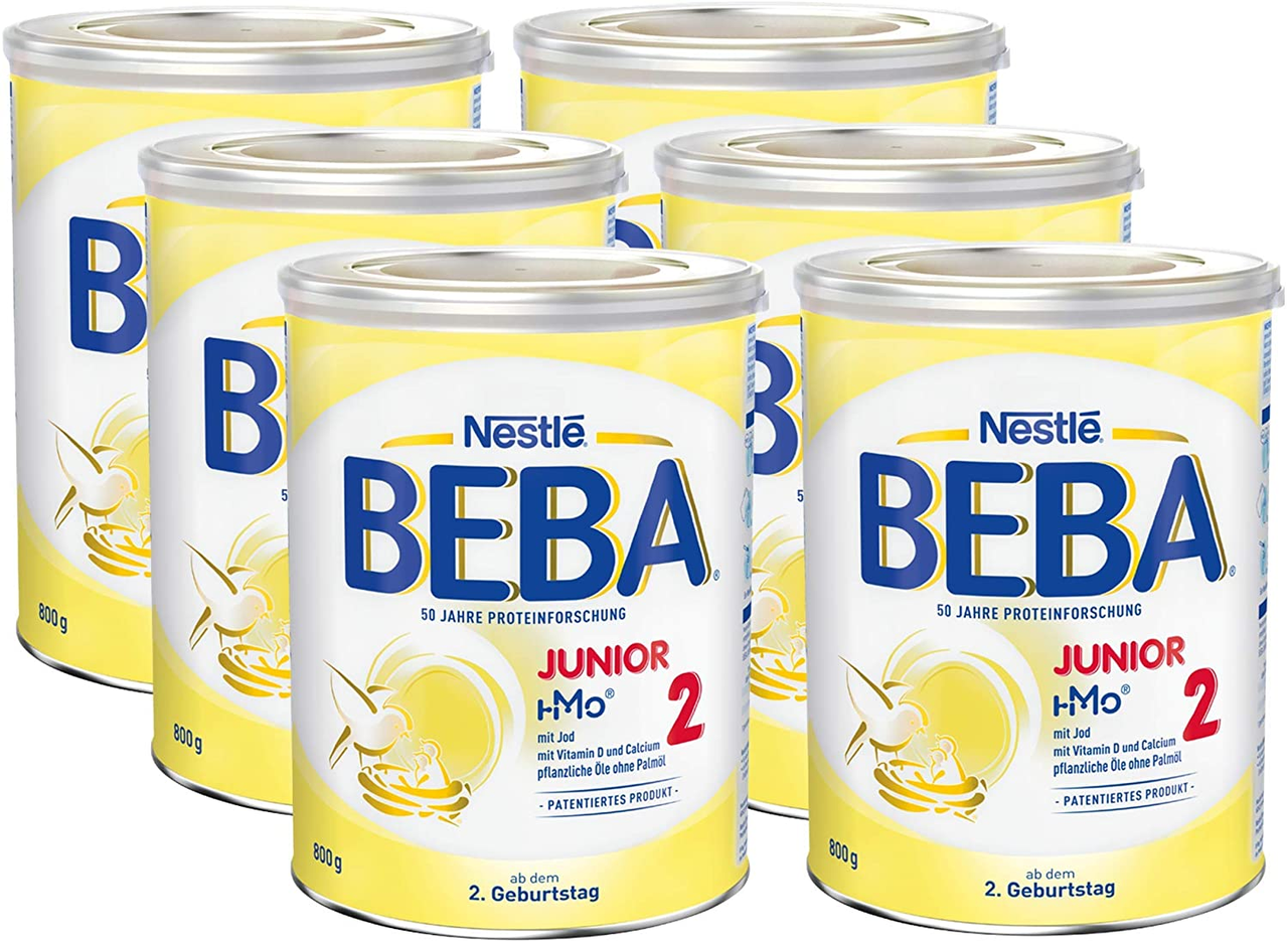 【含税直邮】Nestlé 雀巢 BEBA JUNIOR 2 幼儿奶粉 适用于2岁以上幼儿 6 x 800g