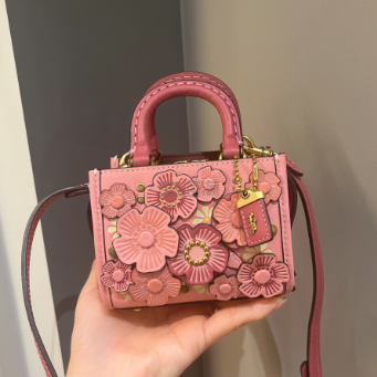 Coach 美国官网:Coach 蔻驰 Rogue 25 山茶花粉色小废包