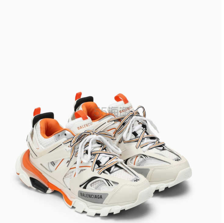 thedoublef:balenciaga track 白/橙 运动鞋