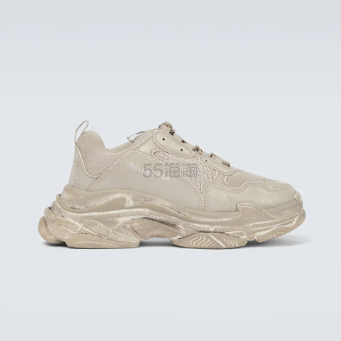 Mytheresa Global:Balenciaga 米褐色Triple S 男款老爹鞋