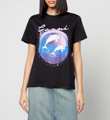 Ganni 海豚印花T恤