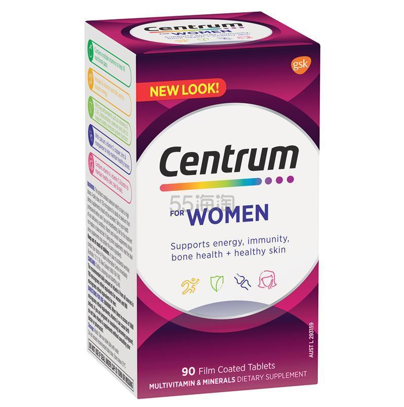 Centrum 女性专用复合维生素和矿物质