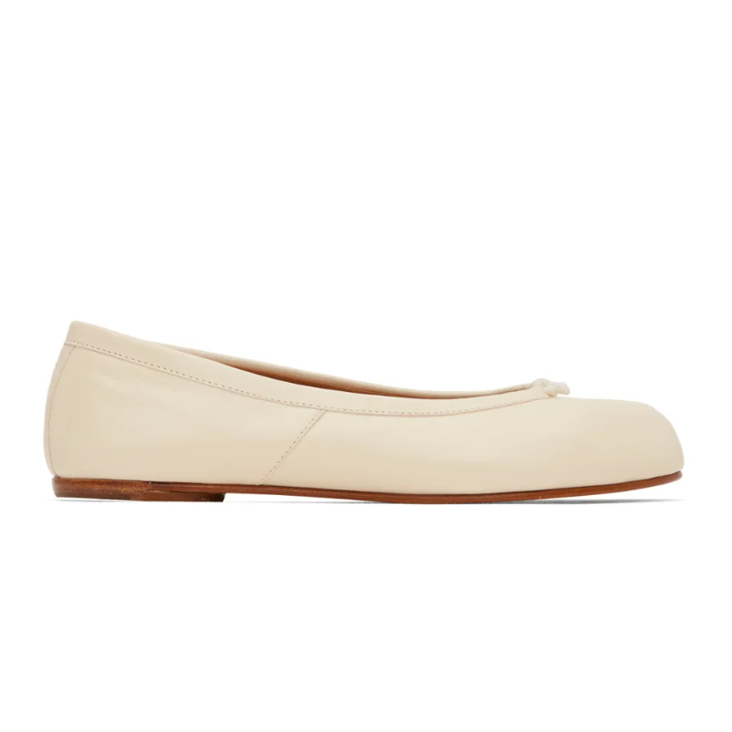 MAISON MARGIELA 白色 Tabi 芭蕾鞋