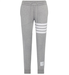 港站定价优势！THOM BROWNE 4-Bar 慢跑长裤