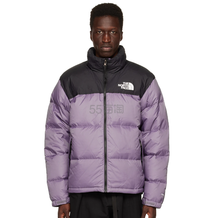 SSENSE:THE NORTH FACE Purple & Black 1996 Retro 男士羽绒服