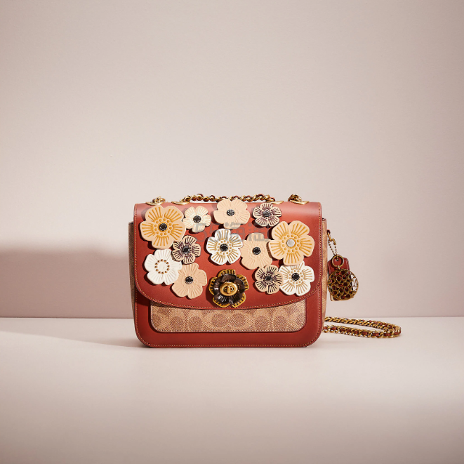 Coach 美国官网:Coach (Re)Loved 蔻驰 Upcrafted Madison 山茶花链条包