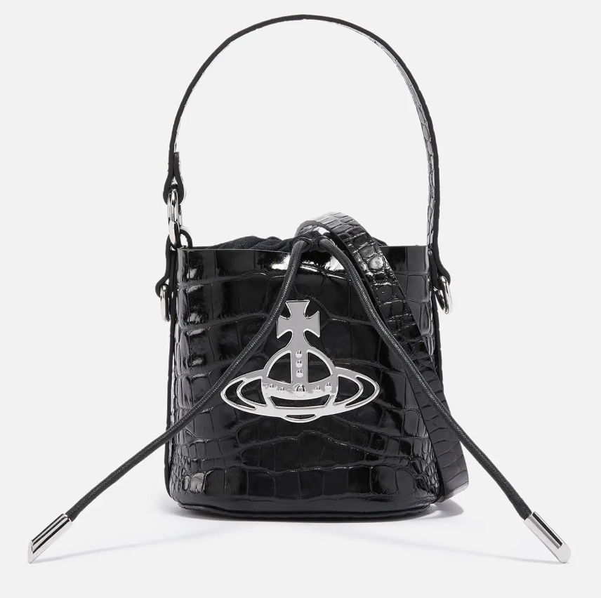 Vivienne Westwood 仿鳄鱼皮水桶包
