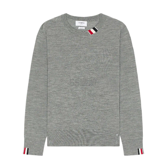 FWRD:THOM BROWNE RWB标灰色卫衣