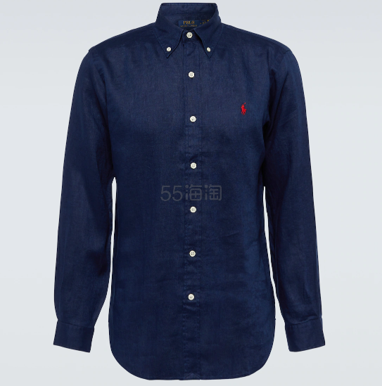 POLO RALPH LAUREN 拉夫劳伦藏蓝色小马徽标衬衫