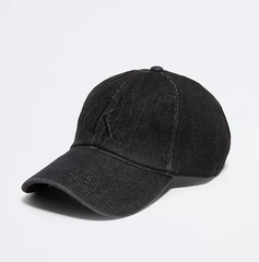 降价！Calvin Klein Washed Denim Embroidered Logo 棒球帽