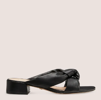 沈梦辰同款黑色！Stuart Weitzman 纽结平底鞋