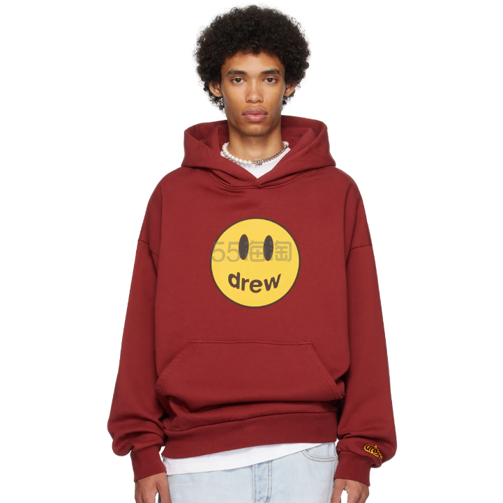 DREW HOUSE Burgundy 印花卫衣