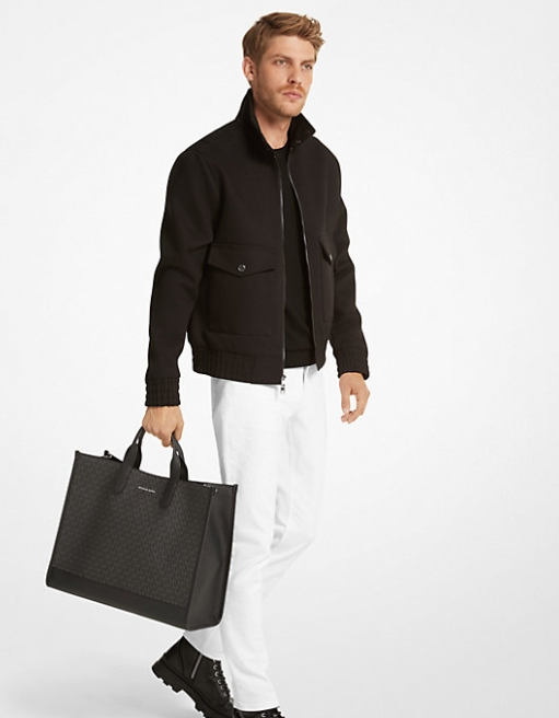 Michael Kors Hudson 徽标手提包