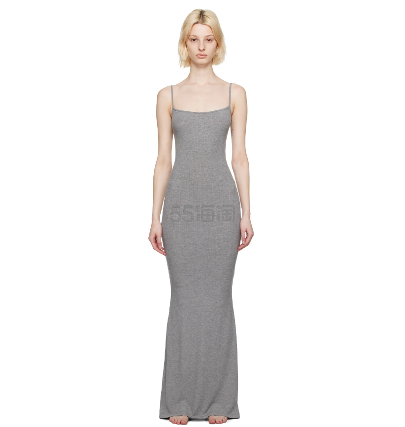 SSENSE:易梦玲同款 修身吊带长款连衣裙