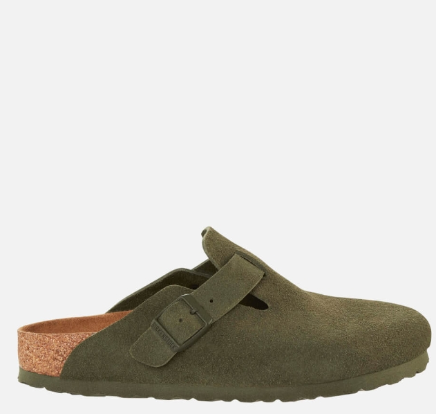 BIRKENSTOCK BOSTON SLIM FIT 麂皮款凉鞋