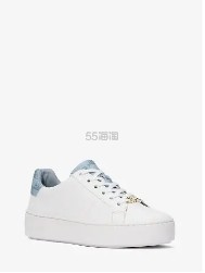 Michael Kors:Michael Kors Poppy 厚底蓝尾小白鞋