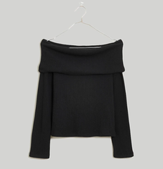 Madewell 露肩长袖上衣